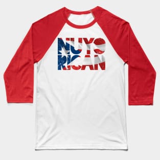 Nuyorican - Puerto Rican - New Yorker - grunge design Baseball T-Shirt